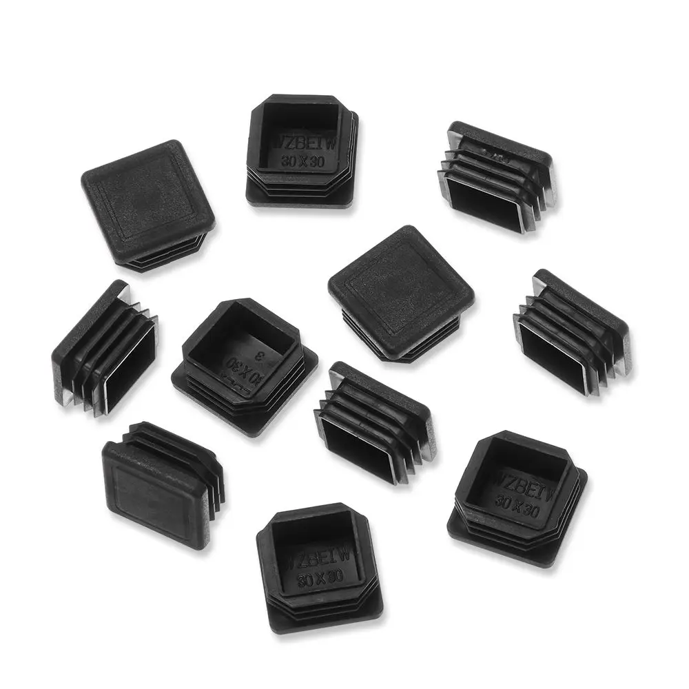 10pcs/set Wear-resistant Chair Leg Caps Furniture Accessories Anti-slip Pad Blanking End Caps Caps Protector Furniture Feet