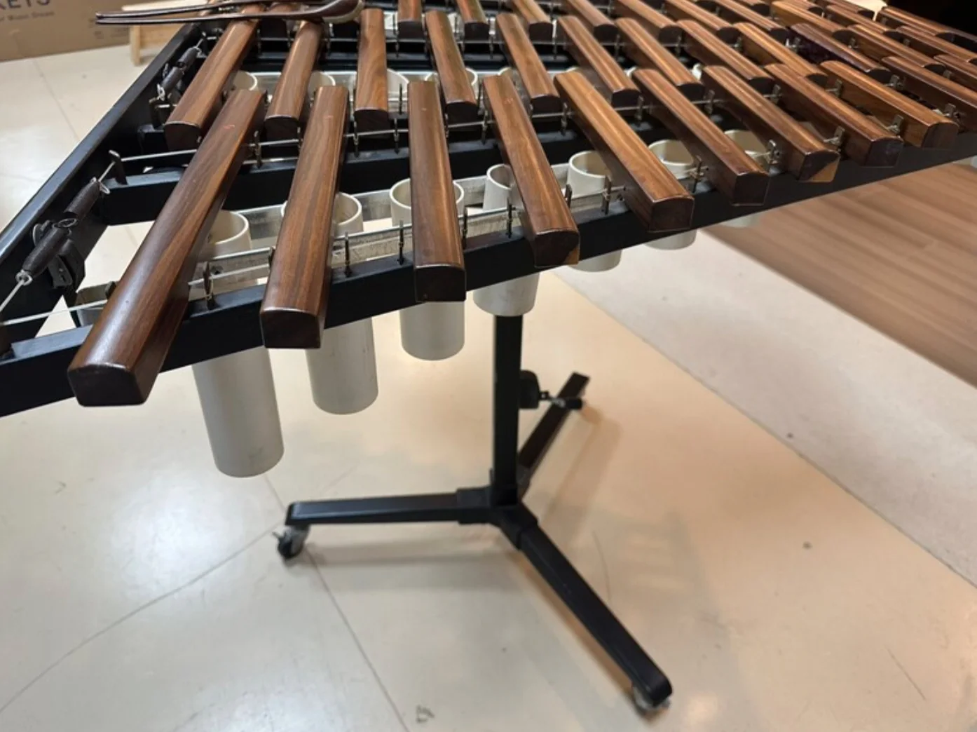 48 Keys 4 Rows Rosewood Xylophone Professional Percussion Musical Instrument for Music Performance