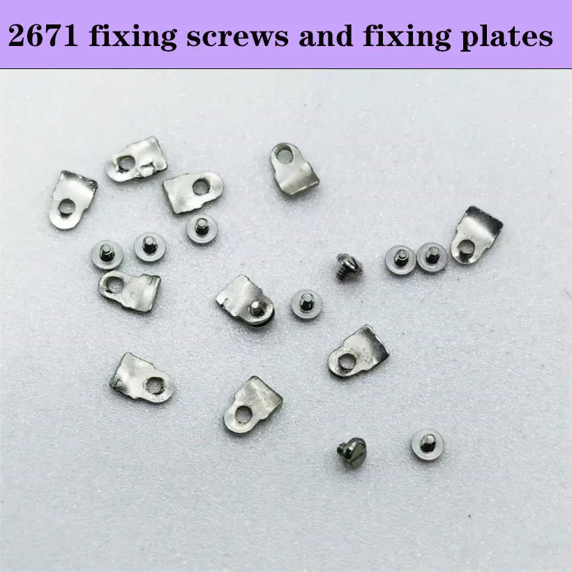 ملحقات الساعة 2671 برغي تثبيت لوحة الحركة مناسب لملحقات الحركة 2671 2651 2678 2688