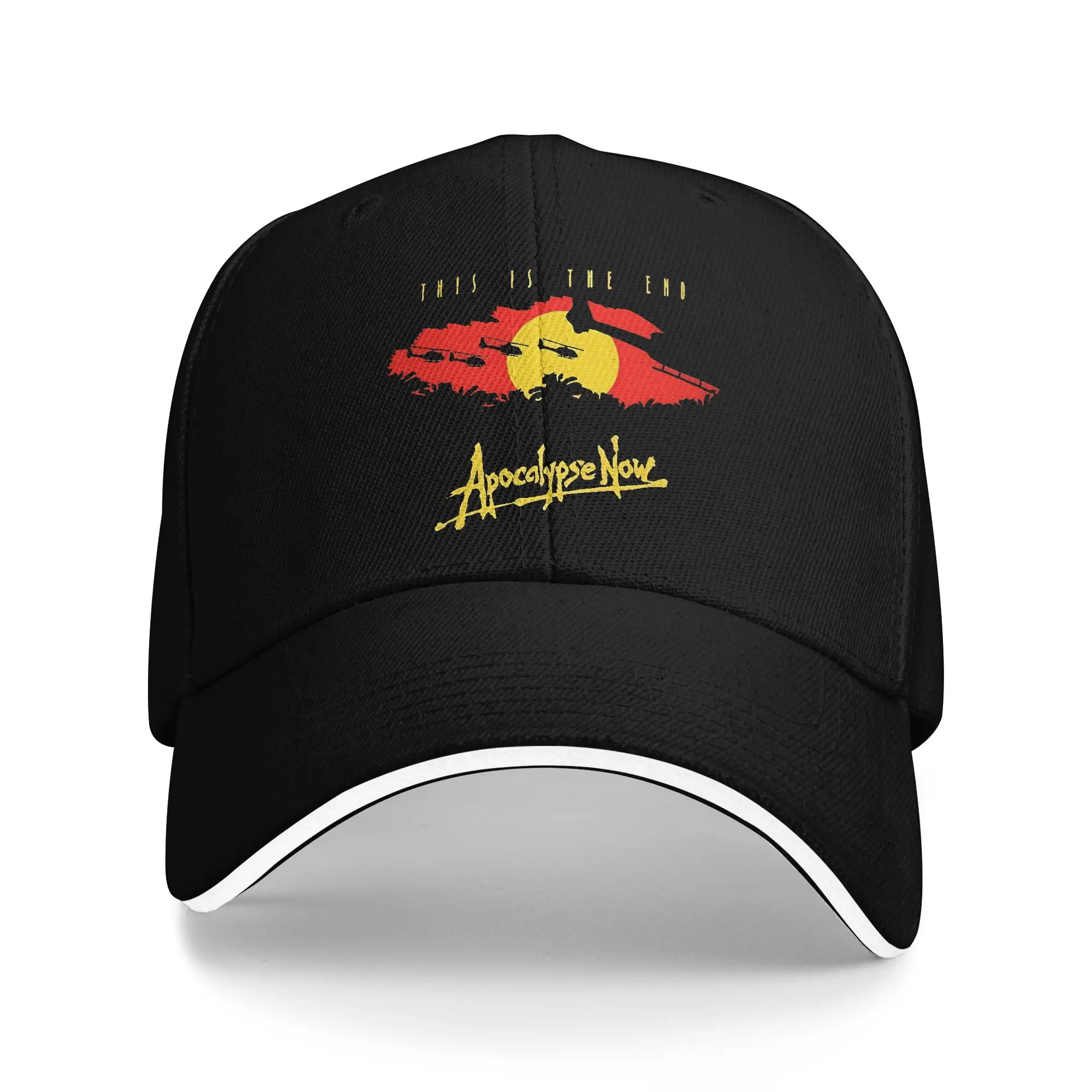 Apocalypse Now V27 Poster Sandwich Baseball Cap Retro Vietnam Movie Men Women Polyester Adjustable Headwear Travel Adult Hats