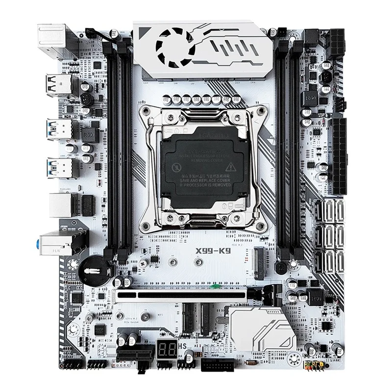 X99 K9 Motherboard LGA 2011-3 VRM Fan Cooling Supports 4X DDR4 RAM Supports Xeon E5 V3/V4 Series Cpus/Core 17 Series CPU