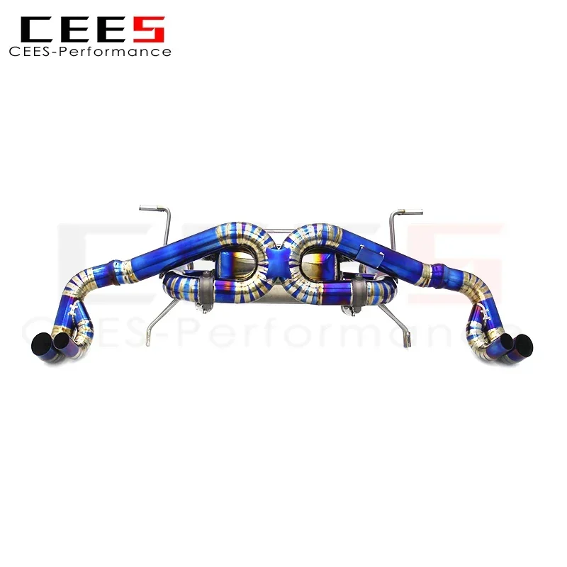 CEES Catback Exhaust for AUDI R8 V8/V10 2010-2015 Tuning Performance Catback  Exhaust System Pipe Tips Parts