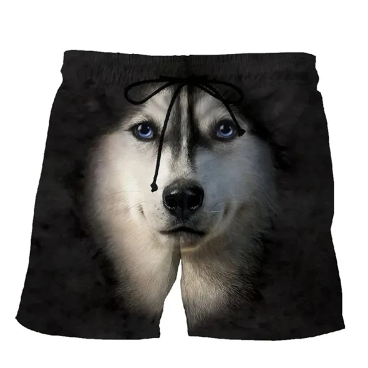 

3D Humorous Elephant Print Swim Shorts - Men's & Women's Hawaiian Surf Style Quick-Dry Fitness Beach Shorts