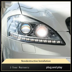 Car Light For Benz W221 S300 S350 S400 2006-2008 LED Auto Configure Headlight Assembly Upgrade DRL Head Lamp Tool Accessories