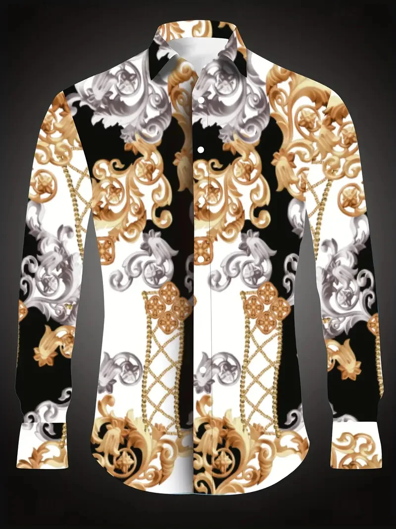 Nueva camisa de manga larga para hombre, camisa a rayas con rejilla, camisa con botones, Top informal diario, nueva moda, Top