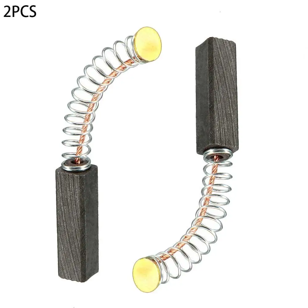 Brush Carbon Brush 2 Pieces Carbon Carbon Brushes Electric Motors Replacement Part Hammer Drills Power Tool Part