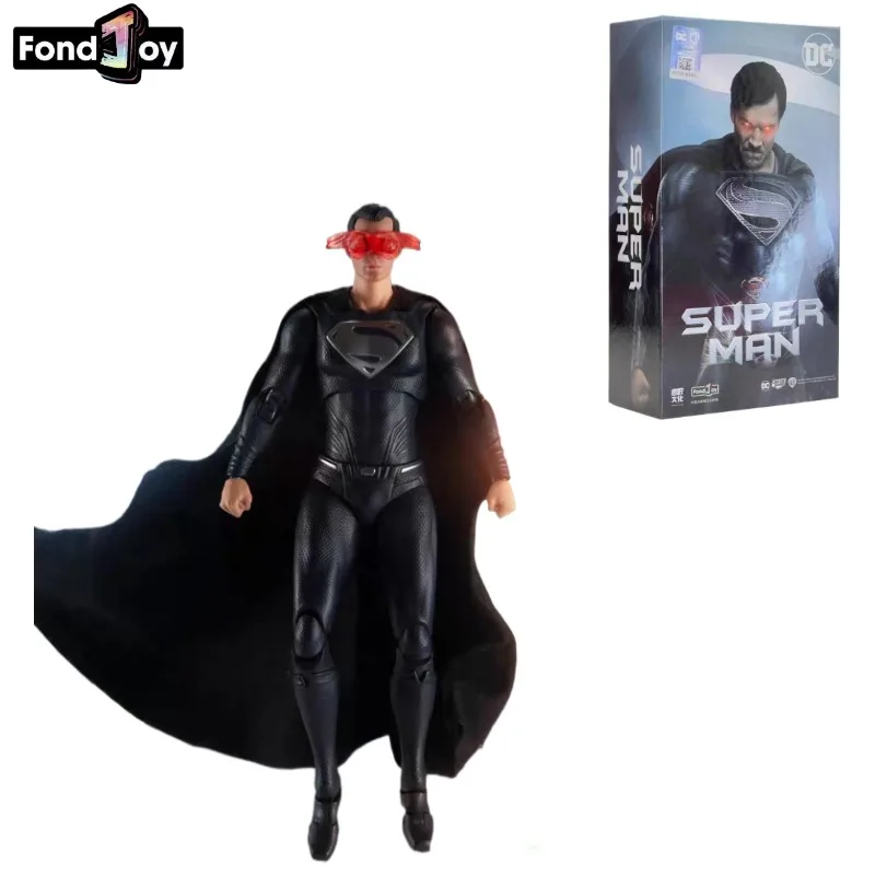 

Новая оригинальная коллекционная фигурка Супермена из Лиги справедливости от FondJoy DC, черная, модель для коллекционирования.