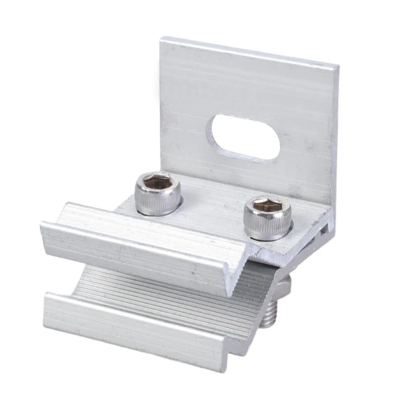 N58C متعددة الأغراض مشابك سقف الألومنيوم متينة لتأمين لوحة Solars 4pcs
