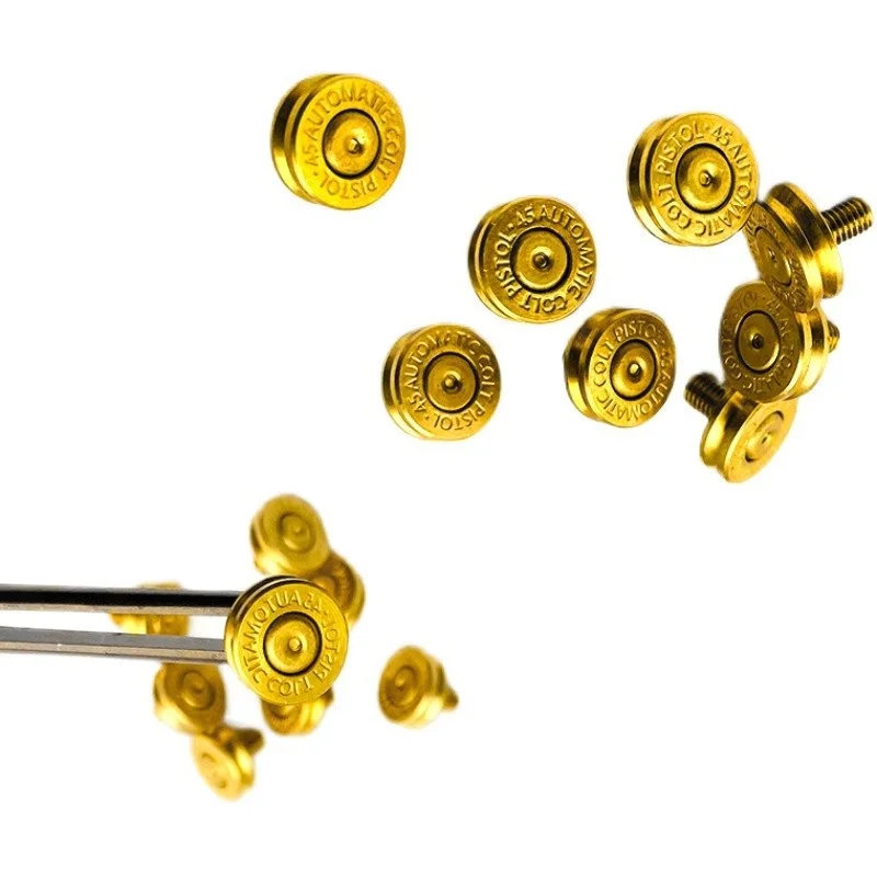 1PC  MST2011 Release Button Screw Outdoor Tactical Modified Brass Button for MST 2011 Aluminum Screw Replacement