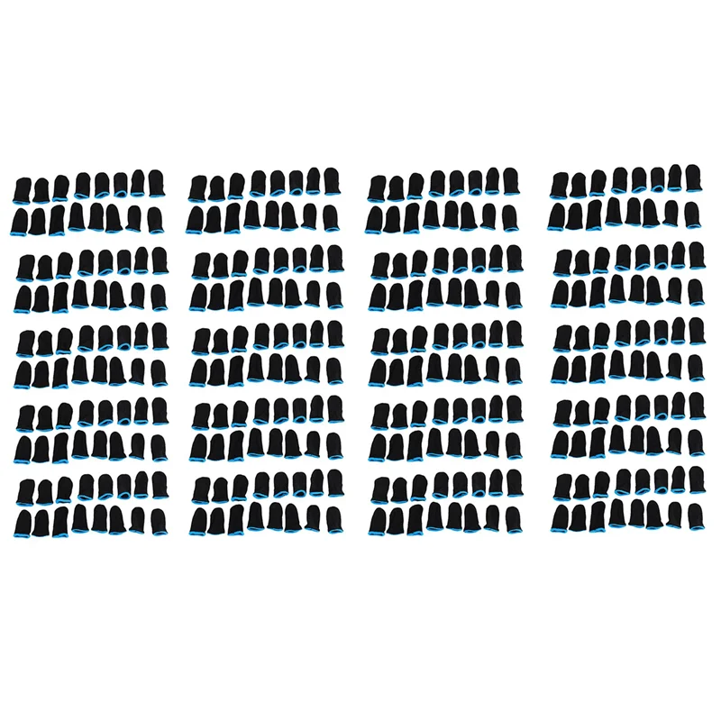 AS62 أكمام أصابع من ألياف الكربون 18 دبوسًا لألعاب PUBG المحمولة وأكمام أصابع الشاشة (320 قطعة)