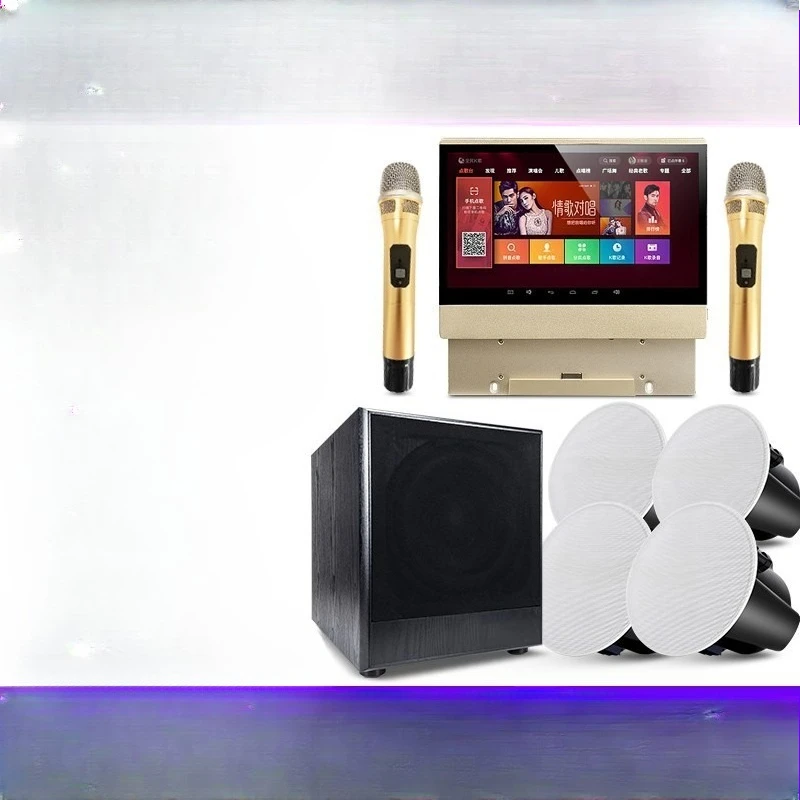 Smart touch screen voice control host background bluetooth speaker music 3D surround sound