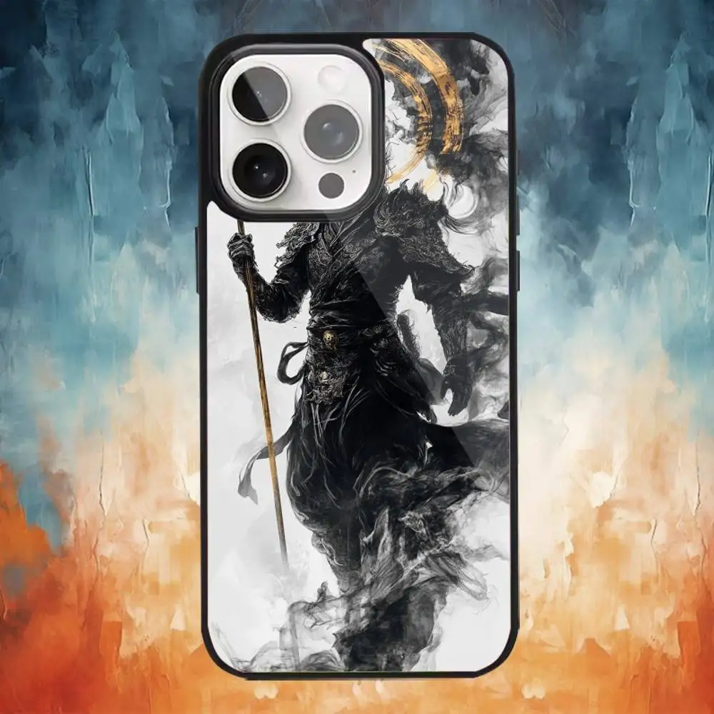 حافظة هاتف B-Black Myth Wu K-Kong لهاتف iPhone17,16,15,14,13,12,11 Plus، Pro Max Magnetic للشحن اللاسلكي Magsafe #5