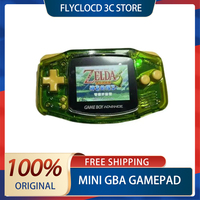 Mini GBA Handheld Game Console With Battery Ips Screen Transparent Mini Portable Gamepad Gamer Console Flip Machine GBA/NES Game