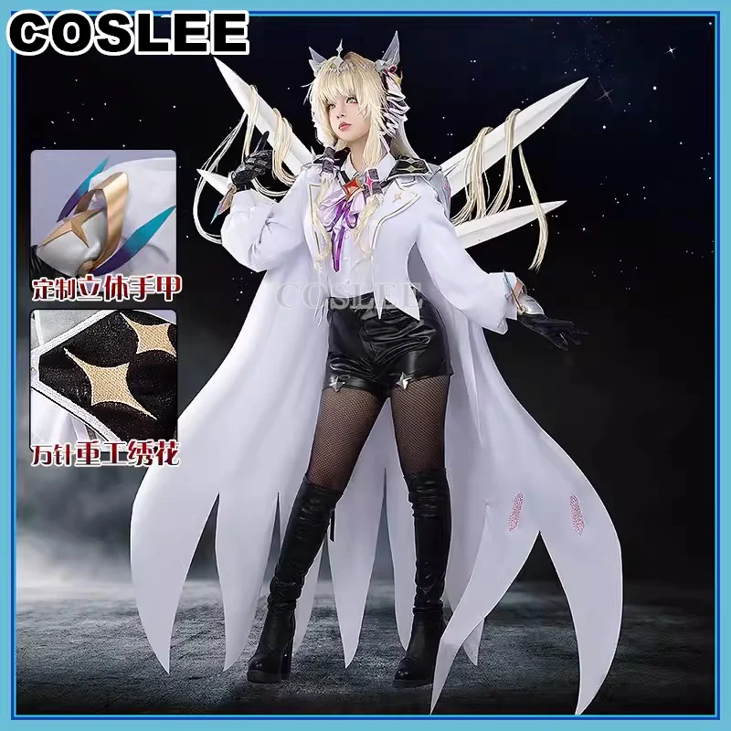 

COSLEE NIKKE Crown Cosplay Costume The Goddess Of Victory Game Suit Lovely Dress Uniform Role Play Halloween Party Outfit Women