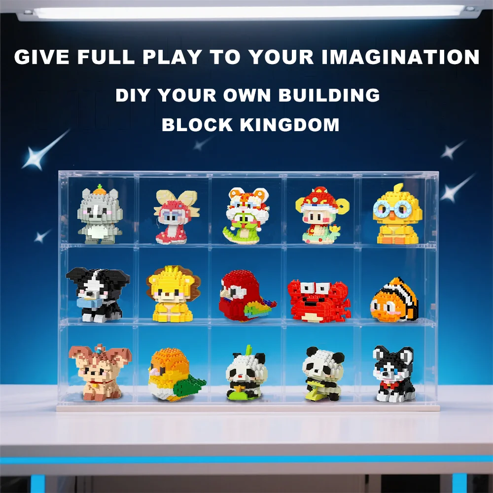 

Загадочный ящик для строительных блоков-сюрпризов, высококачественные классифицированные случайно отправленные строительные блоки, все стили.