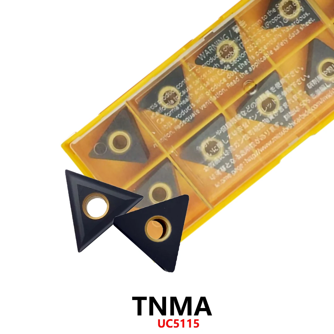 

10 шт. оригинальные TNMA160404 TNMA160408 TNMA160412 UC5115 твердосплавные вставки, держатель инструментов, лезвия TNMA 160404 160408 160412 TNMA1604 с ЧПУ