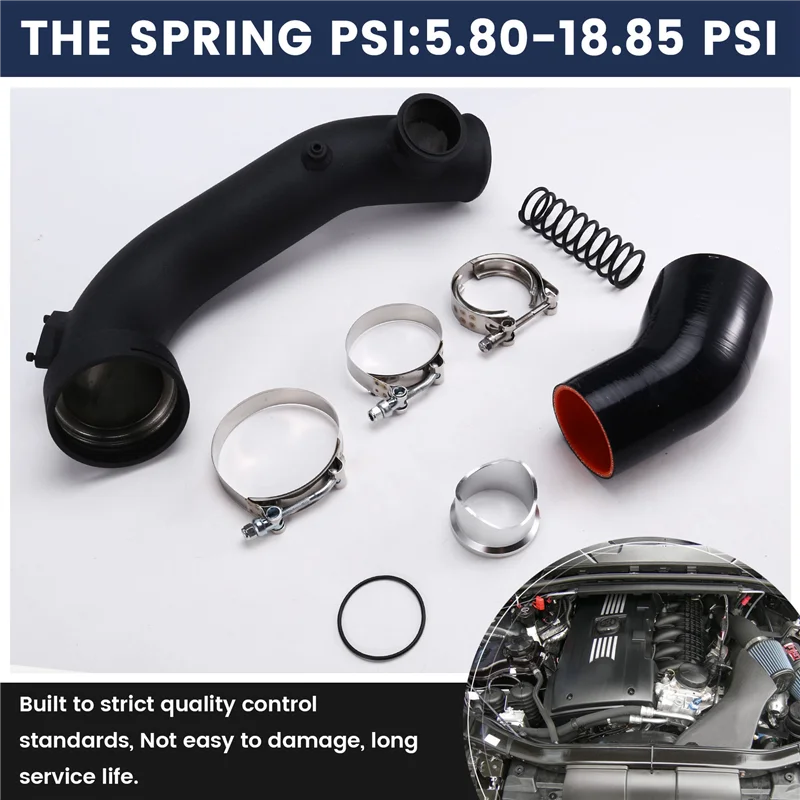 50 мм BOV воздухозаборник турбозарядка жесткий комплект труб для BMW N54 E88 E90 E92 135I 335I