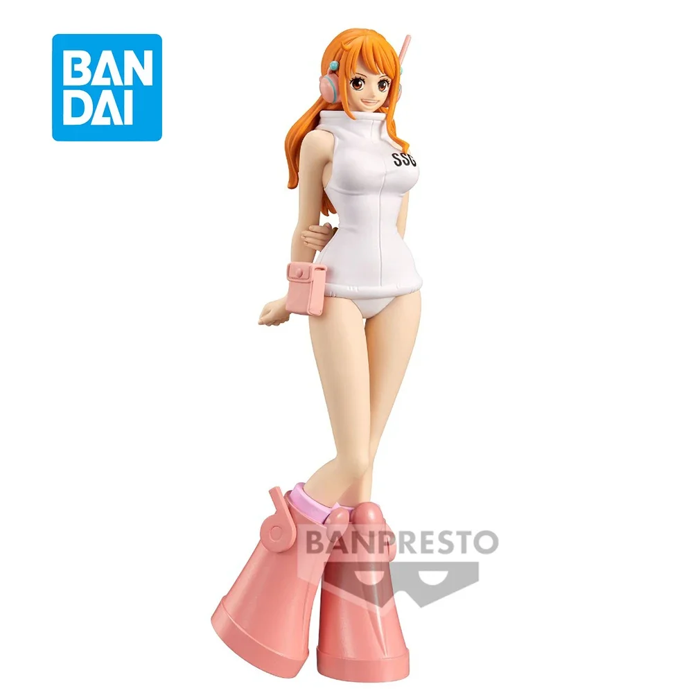 

Оригинальные аниме-фигурки Banpresto, модель DXF Egghead Nami 18 см, коллекционные игрушки в подарок