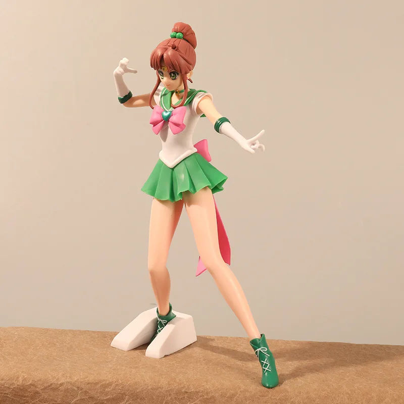 Sailor Moon Figure Models Of Anime Cartoon Sailor Jupiter Sailor Venus Gift For Toy  Kid Charm Gift Hobby Toy - view 5