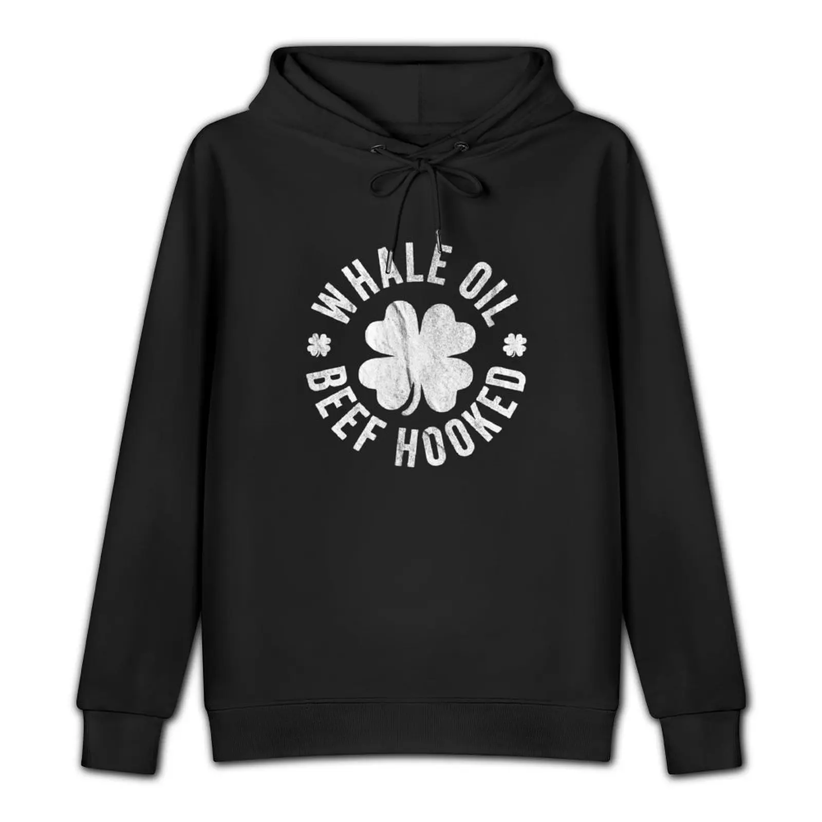 Whale Oil Beef Hooked Funny Irish Saying Pullover Hoodie male clothes hooded shirt autumn jacket men men wear man hoodie