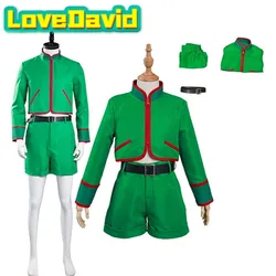 Adult/Kids Gon Cosplay Freecss Costume Men Boys Top Pants Cartoon Fantasia Outfits Halloween Disguise Carnival Suit