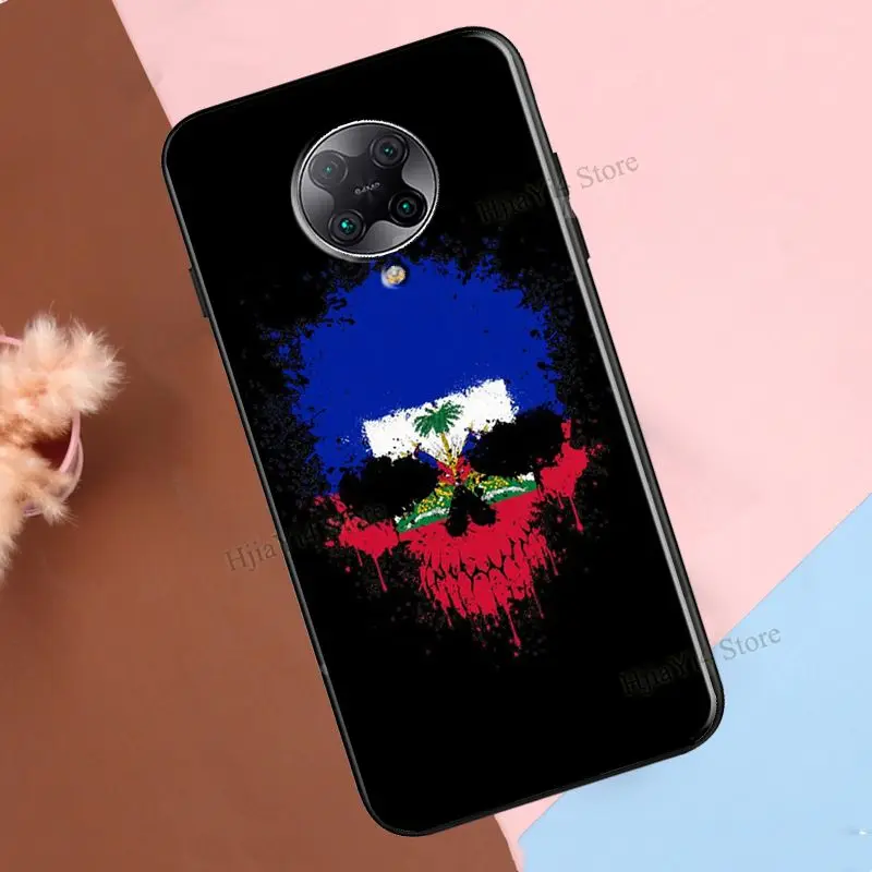 Haiti Haitian Flag Cover For POCO F3 X3 GT F1 F2 M3 M4 X4 NFC X3 Pro Case For Xiaomi 12 10T 11T Pro Mi 11 Lite