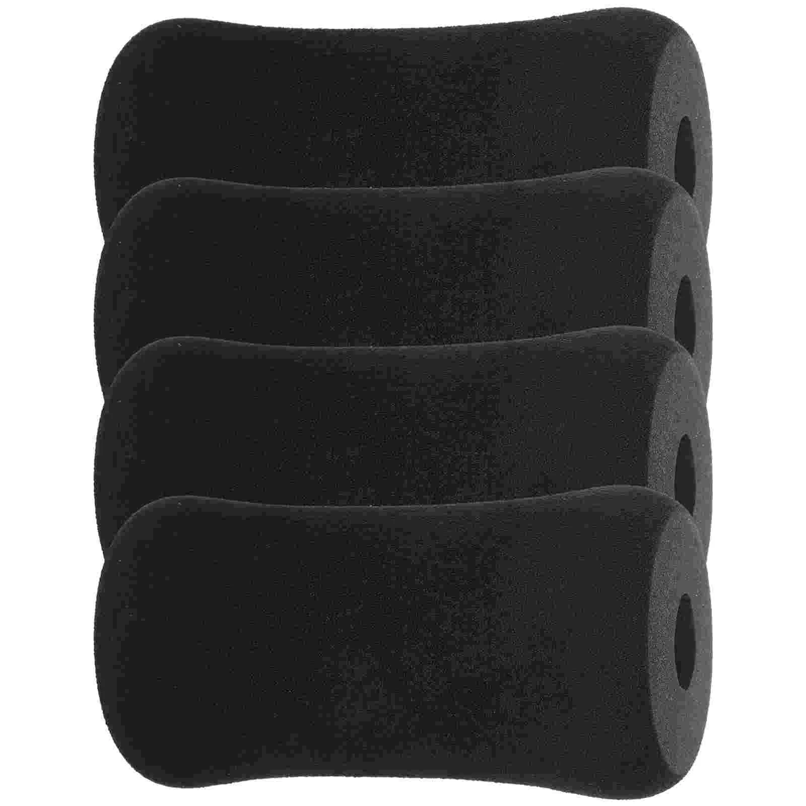 Foot Foam Pads Black Foam Rollers Replacement For Leg Extension For Weight Bench Home Bench And Gym Workout Machines