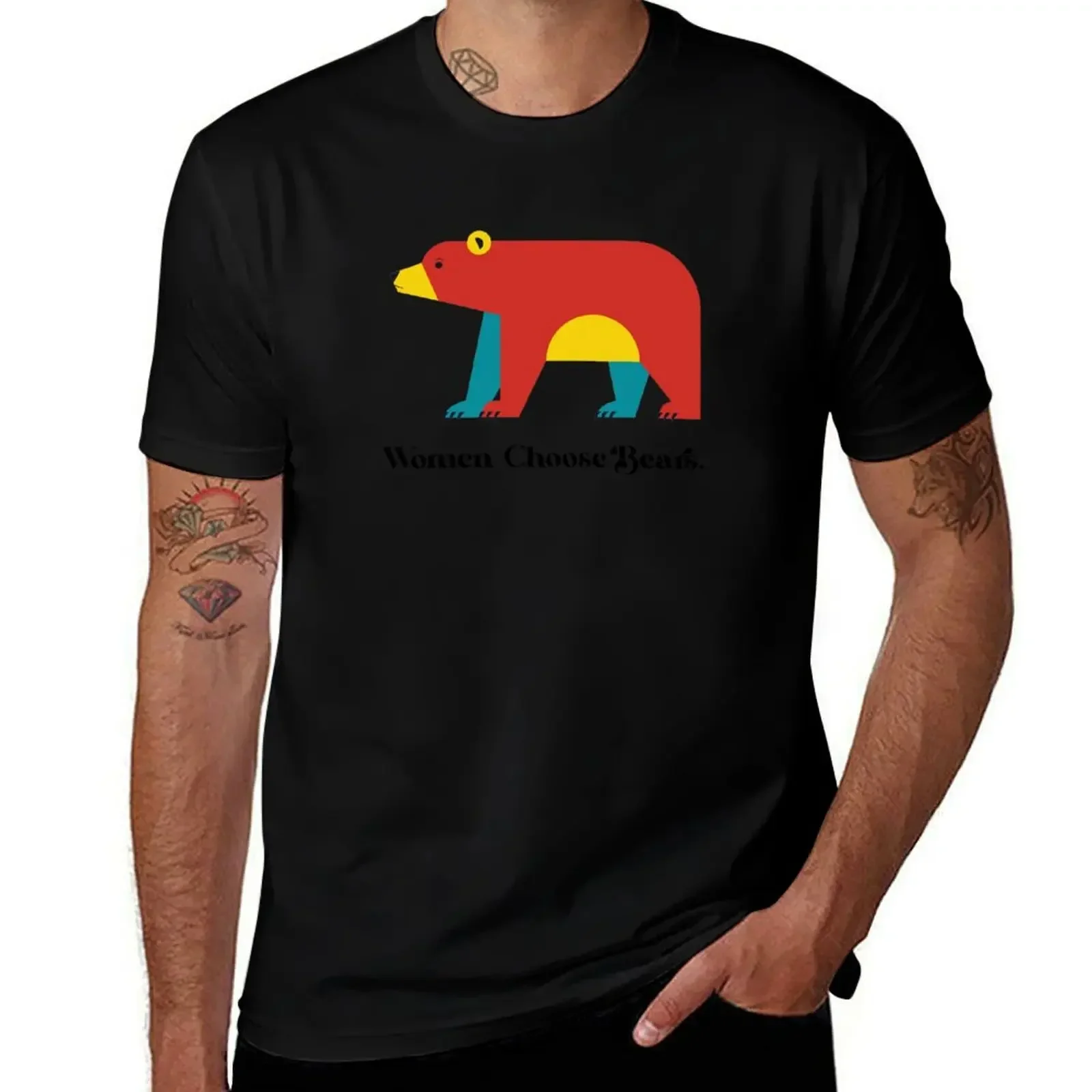 Women Choose Bears - Cute T-Shirt Plus Size Non-Shrink T-Shirt