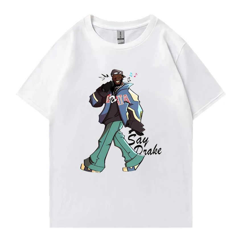 

Kendrick Lamar Say Drake T Shirt streetwear men women short sleeve print 100% Cotton High Quality Hip Hop classic Unisex tee