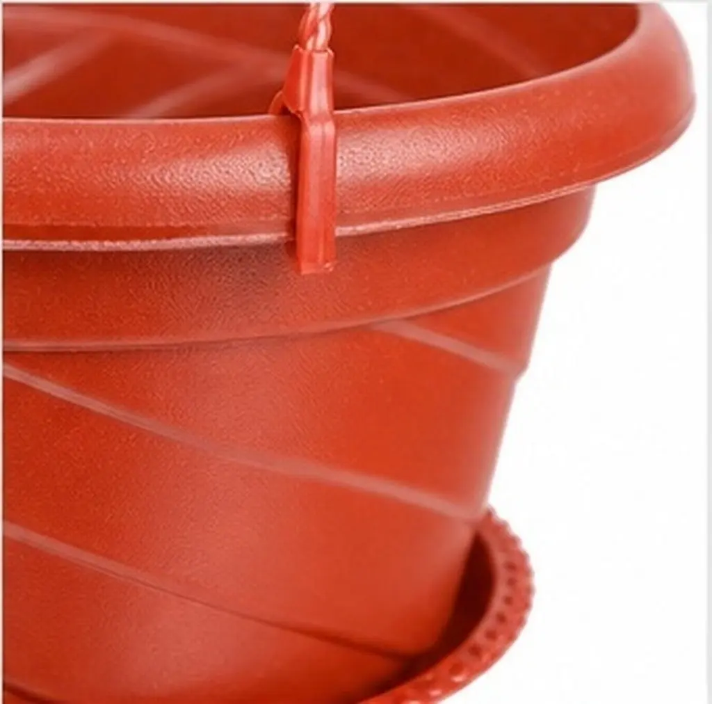 10-Pack Hanging Garden Planters – Plastic Flower Pots with Accessories for Indoor & Outdoor Plants, Home & Office Decor