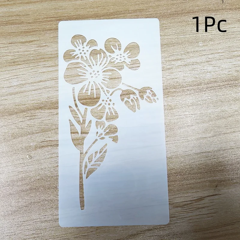 18 Pcs Flower Leaf Stencils, Reusable Painting Templates