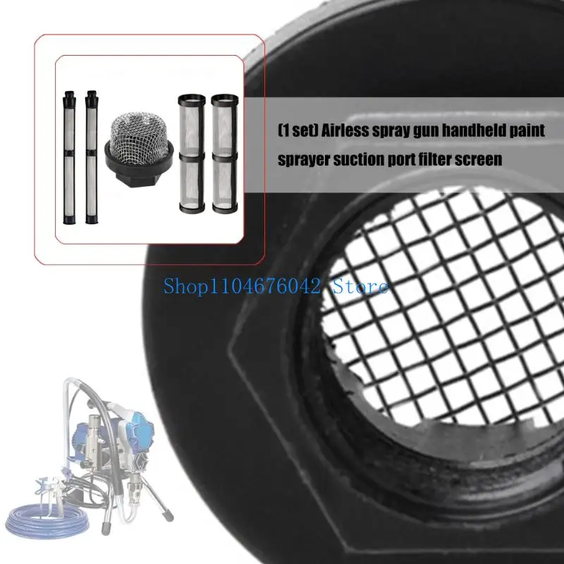 652F High Efficiency Paint Sprayer Inlet Screen Optimizes Fluid Flows Consistency