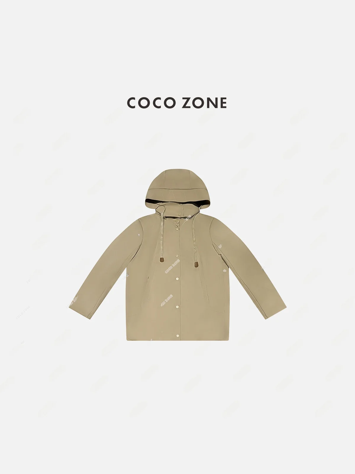 

Двусторонняя носимая куртка из гусиного пуха с капюшоном, из ткани, не пропускающей влагу, ZONE Commute, прямой крой, длинный рукав, на молнии...