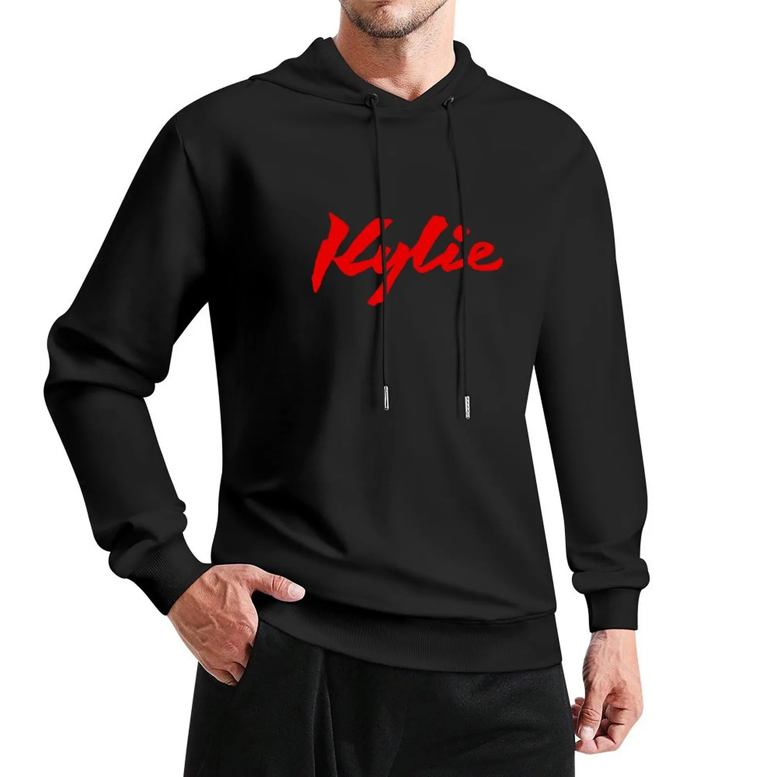 

Kylie Minogue - Disco 2020 Logo - Red - Say Something Pullover Hoodie mens clothes autumn hoodie