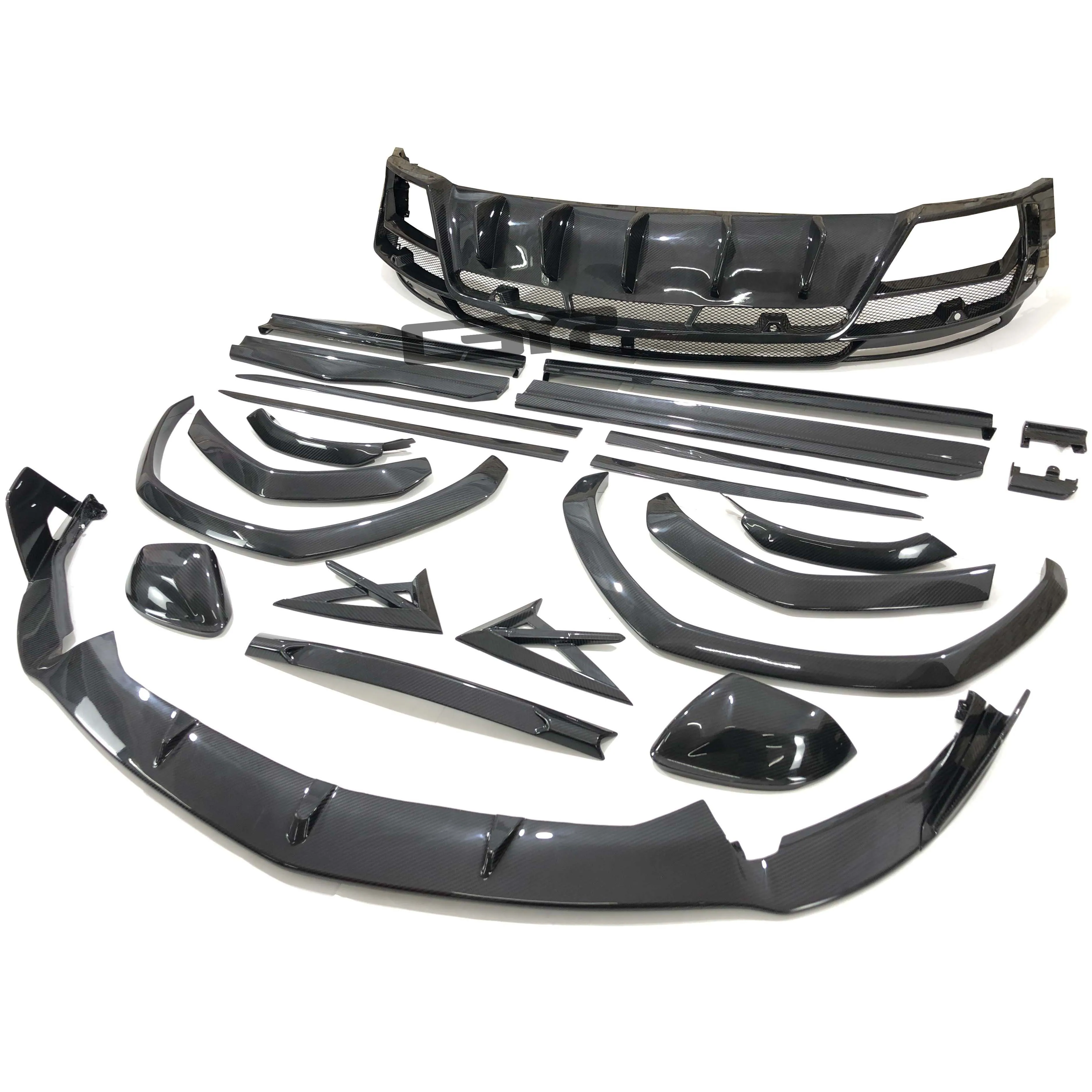 New High Quality MSY Style Dry Carbon Fiber Body Kit for Urus SUV Front Lip Diffuser Side Skirt Rear Lip Tail Wing Auto Body Kit