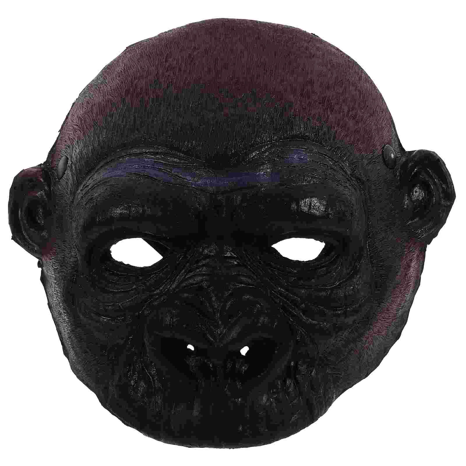 

Halloween Funny Party Masquerade Mask PU Foaming Monkey Headgear Scary Orangutan Mask Party Full Face Mask