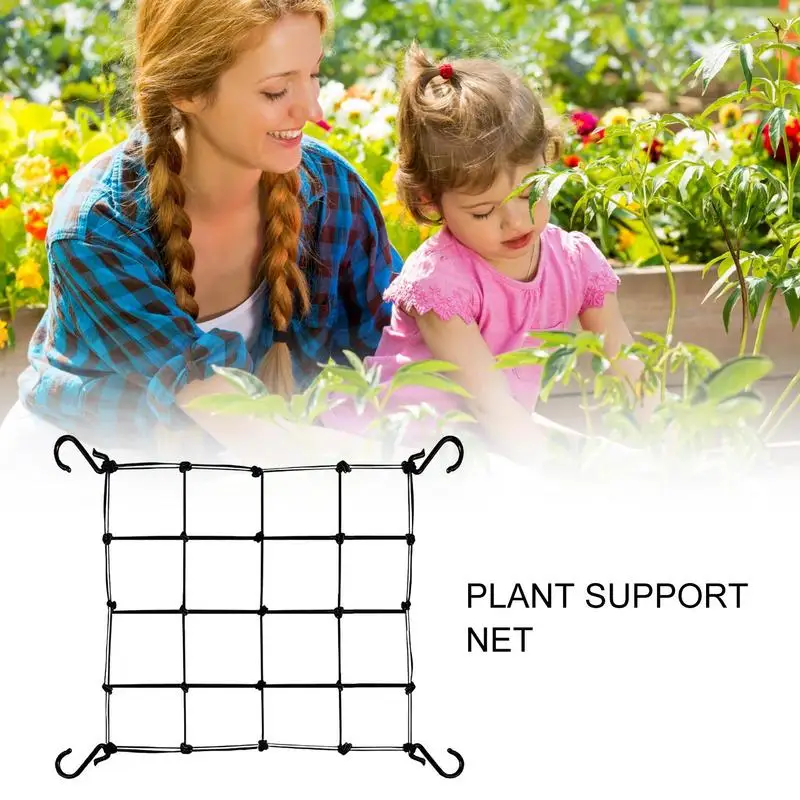 Plant Support Netting Flexible Garden Plant Scrog Netting Cucumber Trellis Netting Support Climbing Plants Trellis For Garden