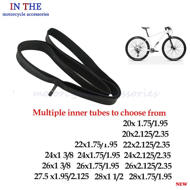 20/22/24/26/27.5/28 Multiple options for inner tubes for bicycles and mountain bikes