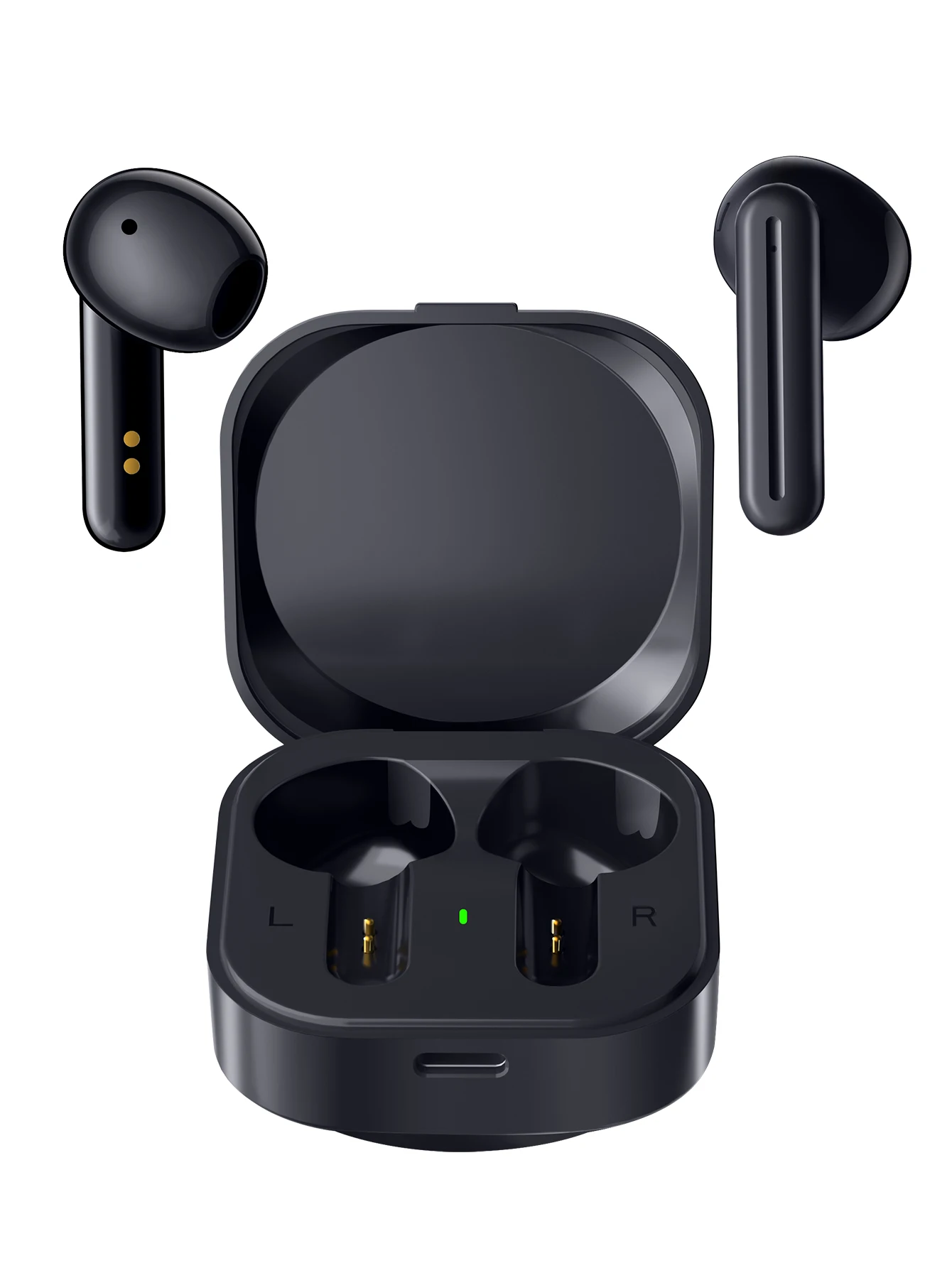KICK-POP ANC Wireless Earphone 40dB Noise Cancelling Headphone Bluetooth 5.3 Earbuds 6 Mic ENC HD Call Headset Transparency Mode