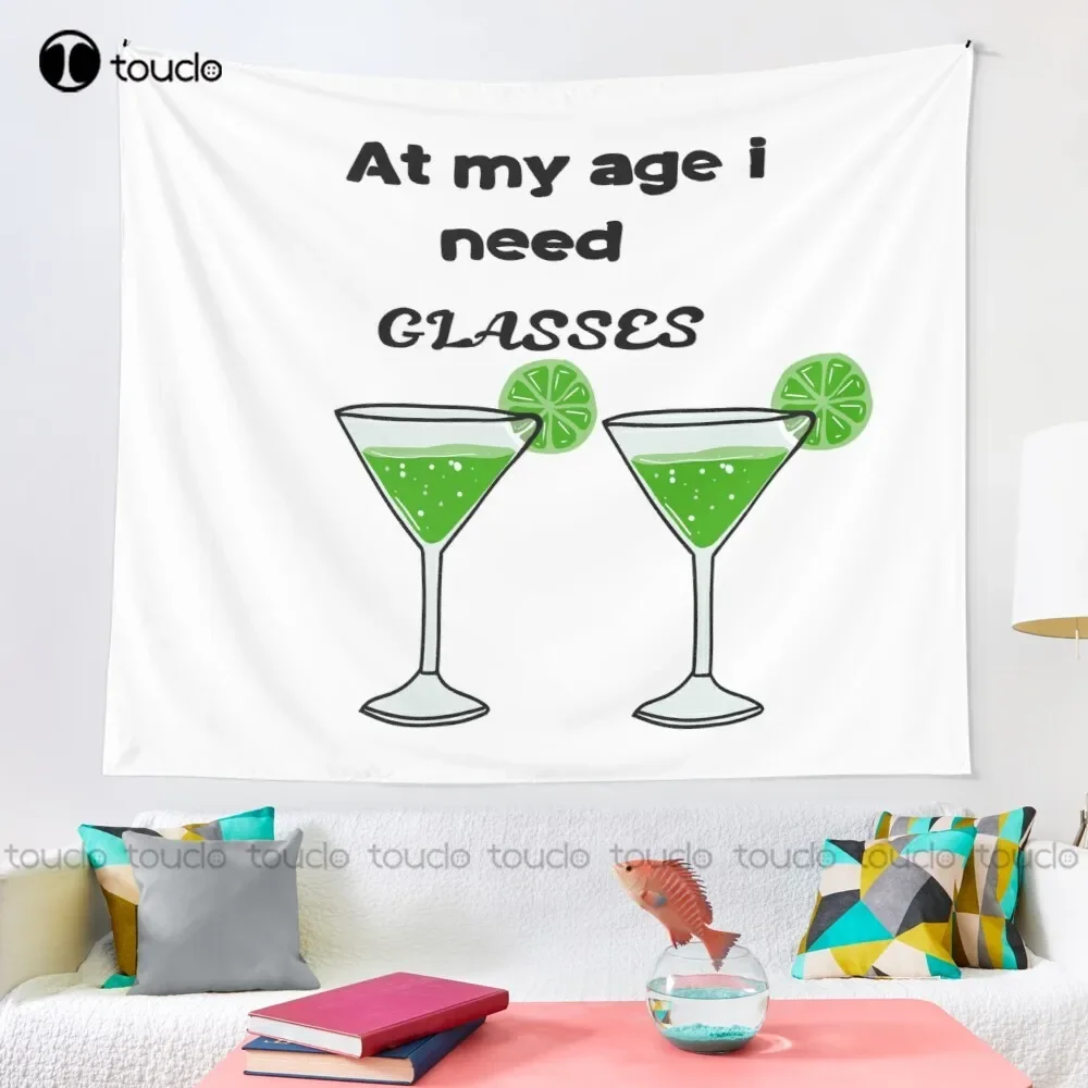 New At My Age I Need Glasses  Tapestry Music Tapestry Tapestry Wall Hanging For Living Room Bedroom Dorm Room Home Decor