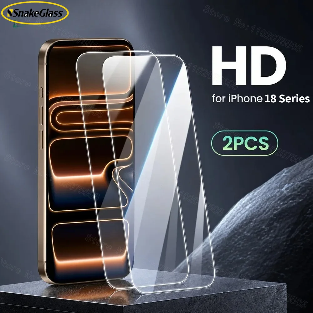 2PCS gehärtetes Glas Displayschutzfolie FÜR APPLE iPhone 18 18 Pro Glasfolie FÜR APPLE iPhone 18 Pro Max Anti-Scratch