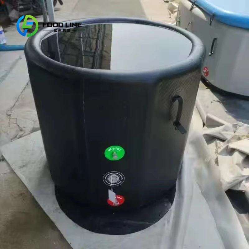 Customized High Quality Pvc Recovery Pod Cold Plunge Barrel Luxury Foldable Ice Bath Inflatable Ice Bath Tub for Ice Bathing