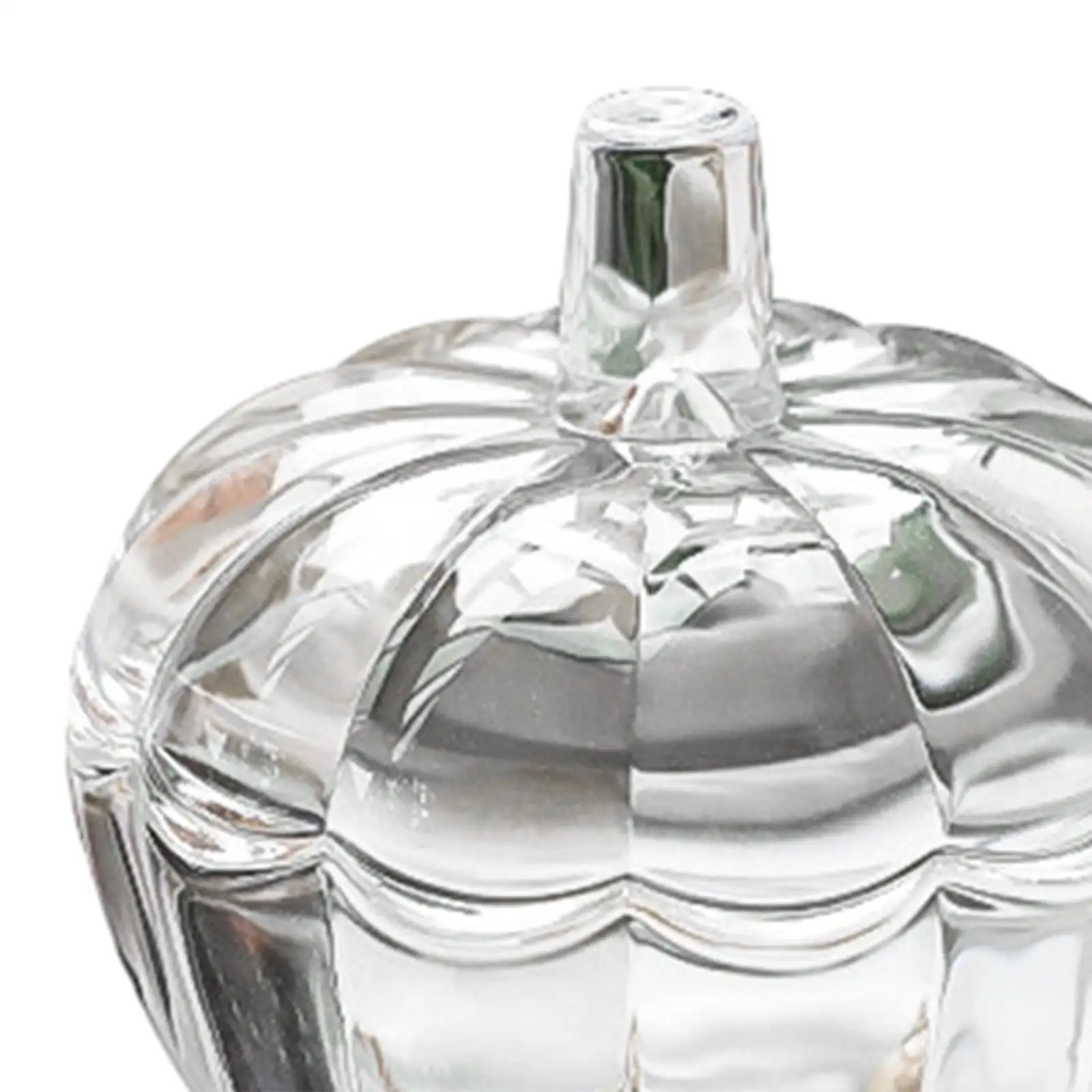 Glass Candy Jar with Lid Visible Cookie Storage Jar Candy Dish Sugar Container Candy Bowl for Home Dining Table Living Room