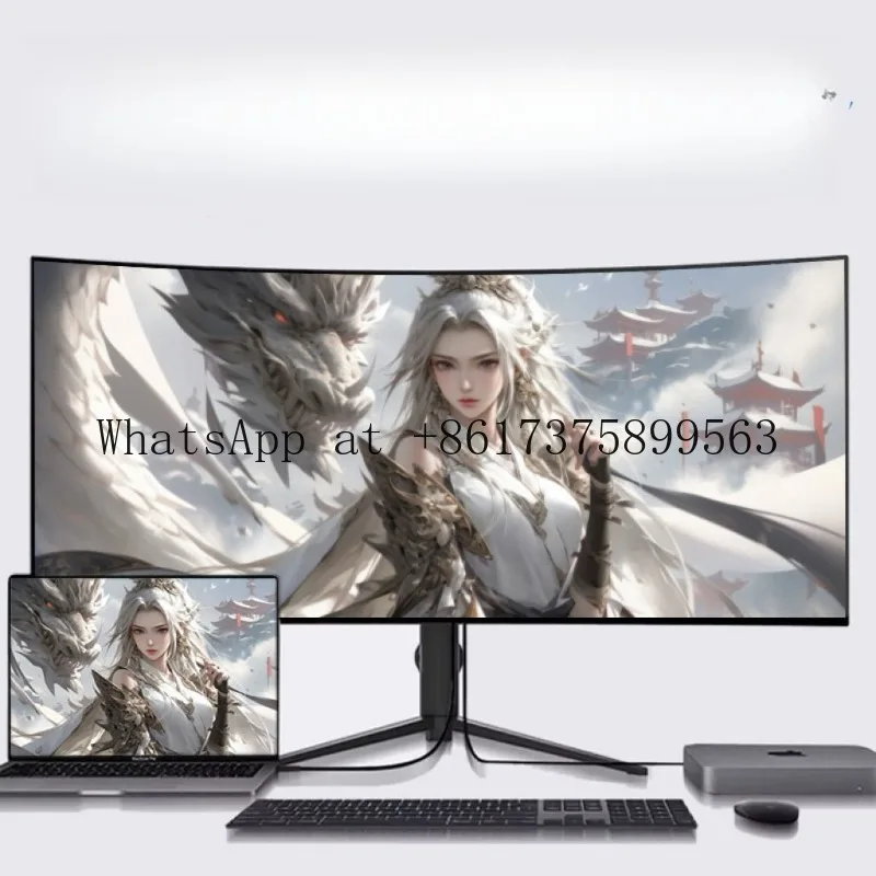 40 Inch 5K 120Hz High Brush Curved Hairtail Screen 21 9 NanoIPS Design Office Monitor