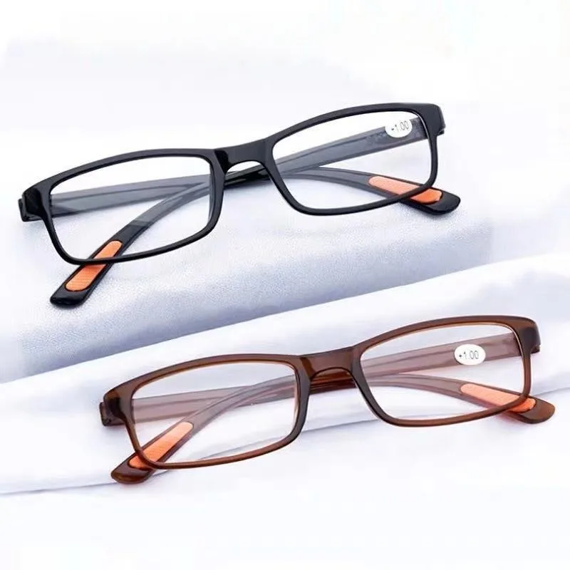 Ultra-light Resin Reading Glasses for Men Women Anti-slip Vision Care Presbyopic Eyewear for Elderly Readers Daily Use Eyeglasse