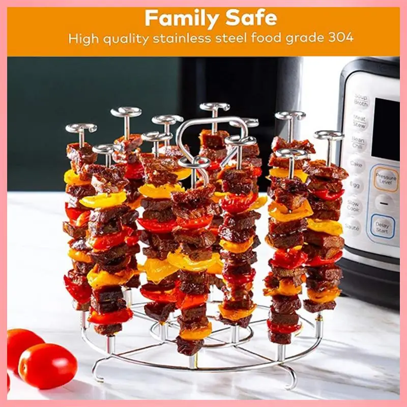 M02K-8.7 بوصة شوايات رفوف الجفاف لسلسلة نينجا فودي 8QT وعاء كوارت سيخ حامل ملحقات مقلاة الهواء