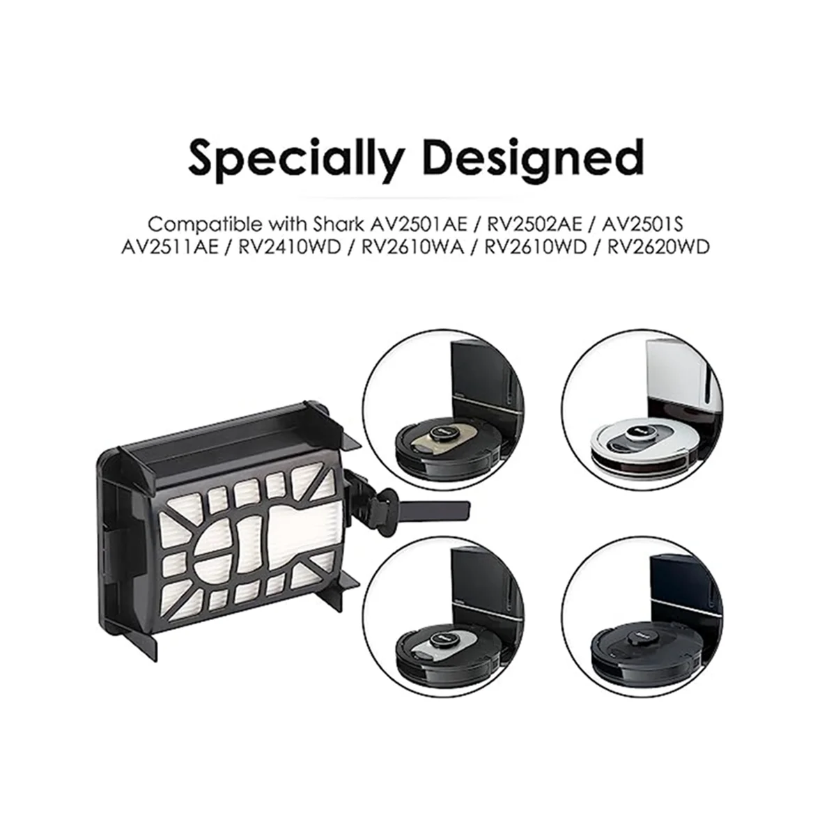 Nadaje się do akcesoriów Robot odkurzający AV2501AE/AV2502AE filtr Haipa bawełniany filtr