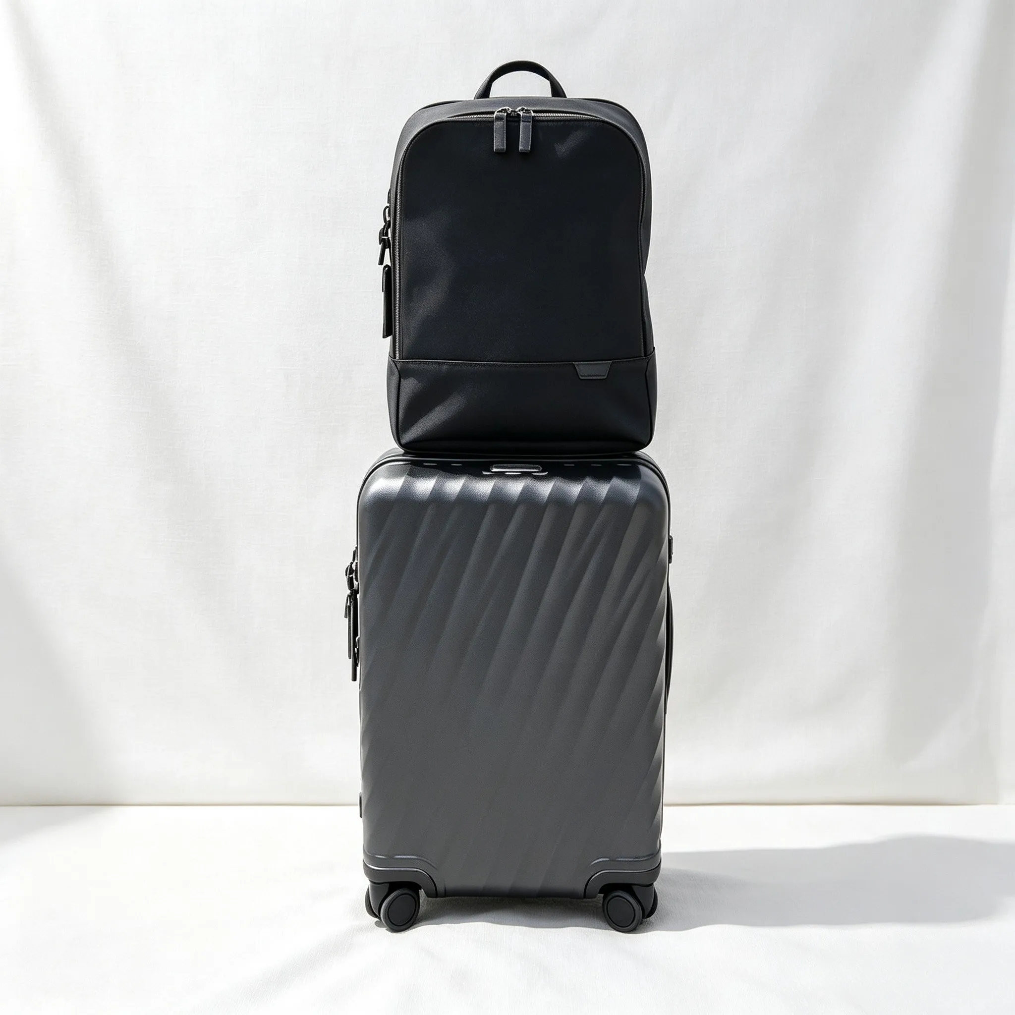 Men Splicing‑color Minimalist Business Backpack, USB Charging Laptop Rucksack For Office Daily Commute view 6