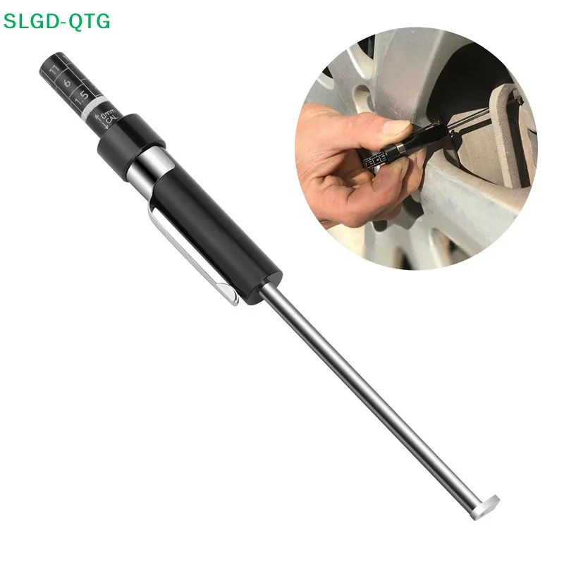 NEW Car Brake Pad Inspection Pen Ruler Brake Pad Measuring Tool Suitable For 6mm / 0.2 Inch Thickness, Brake Pad Gauge