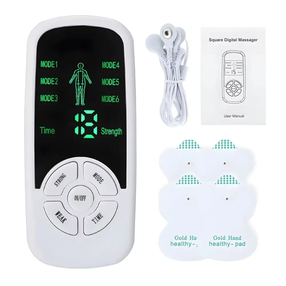 

Multifunctional EMS Pulse Muscle Stimulator Physiotherapy Mini Body Massager Tens Acupuncture Smart Electric Meridian Massager
